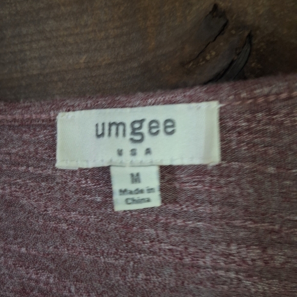 Umgee USA Colorblock Henley Top Woman SZ M - Picture 2 of 7